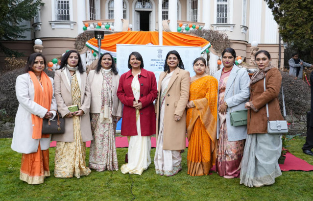 A Vibrant Celebration of India’s 76th Republic Day in Prague!