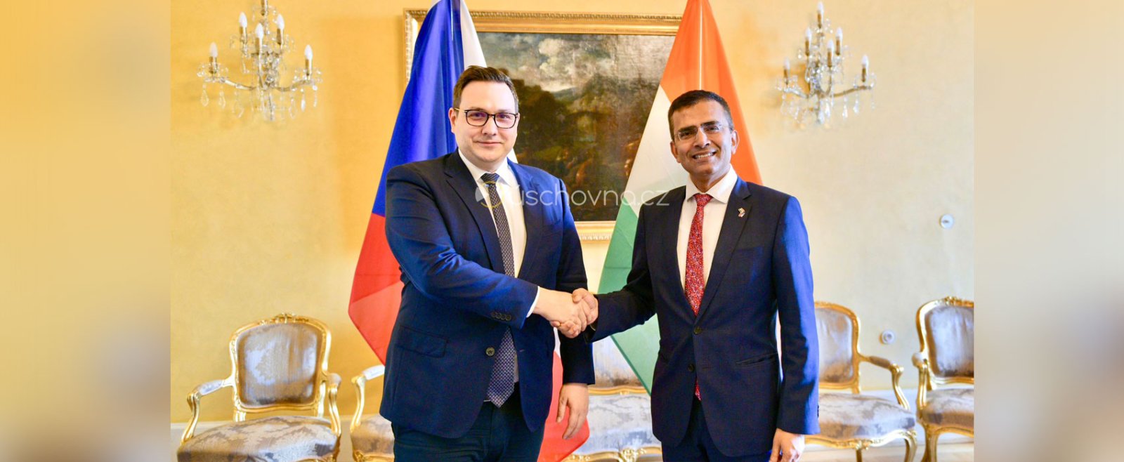 Ambassador Raveesh Kumar had a fruitful meeting with the Czech Foreign Minister Jan Lipavský at the Ministry of Foreign Affairs of the Czech Republic.