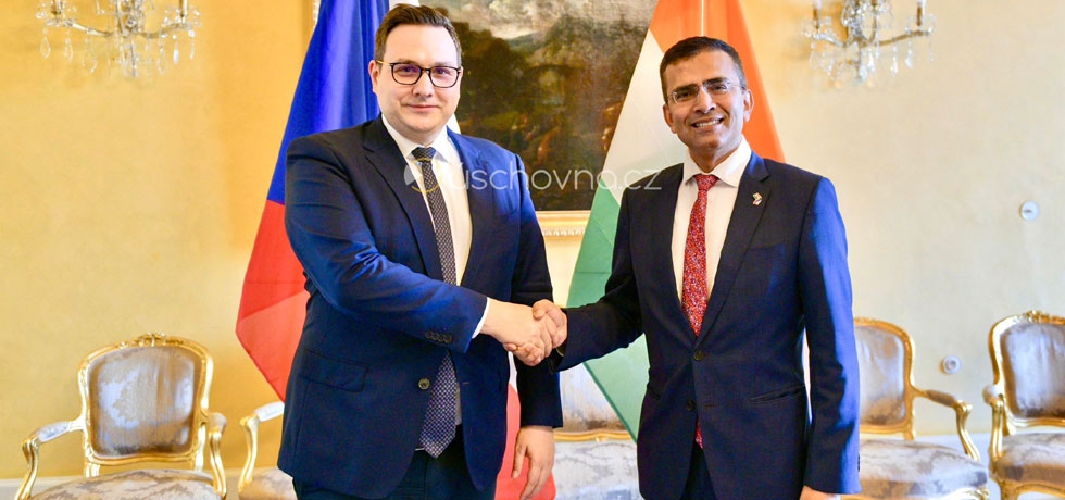Ambassador Raveesh Kumar had a fruitful meeting with the Czech Foreign Minister Jan Lipavský at the Ministry of Foreign Affairs of the Czech Republic.