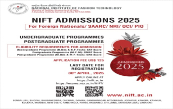 NIFT Admission 2025 opened for NRI/OCI/PIO etc