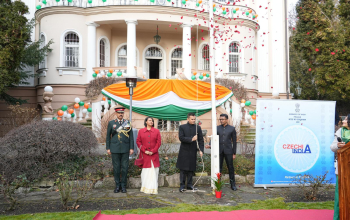 A Vibrant Celebration of India’s 76th Republic Day in Prague!